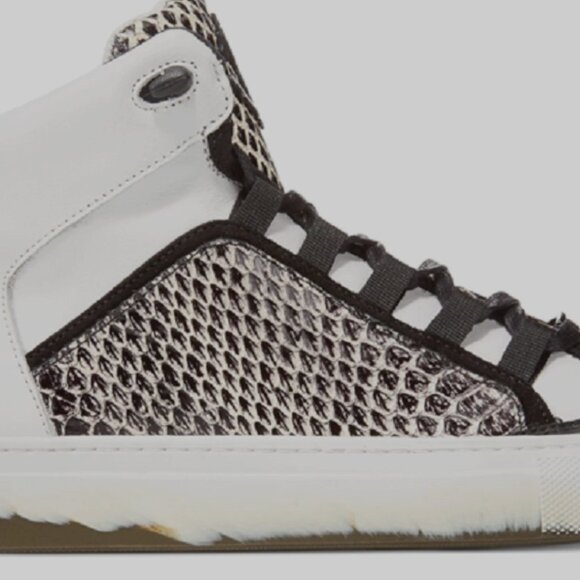 Roberto Cavalli Men\'s Willy A Sneak Print High-top US 7 EU 40